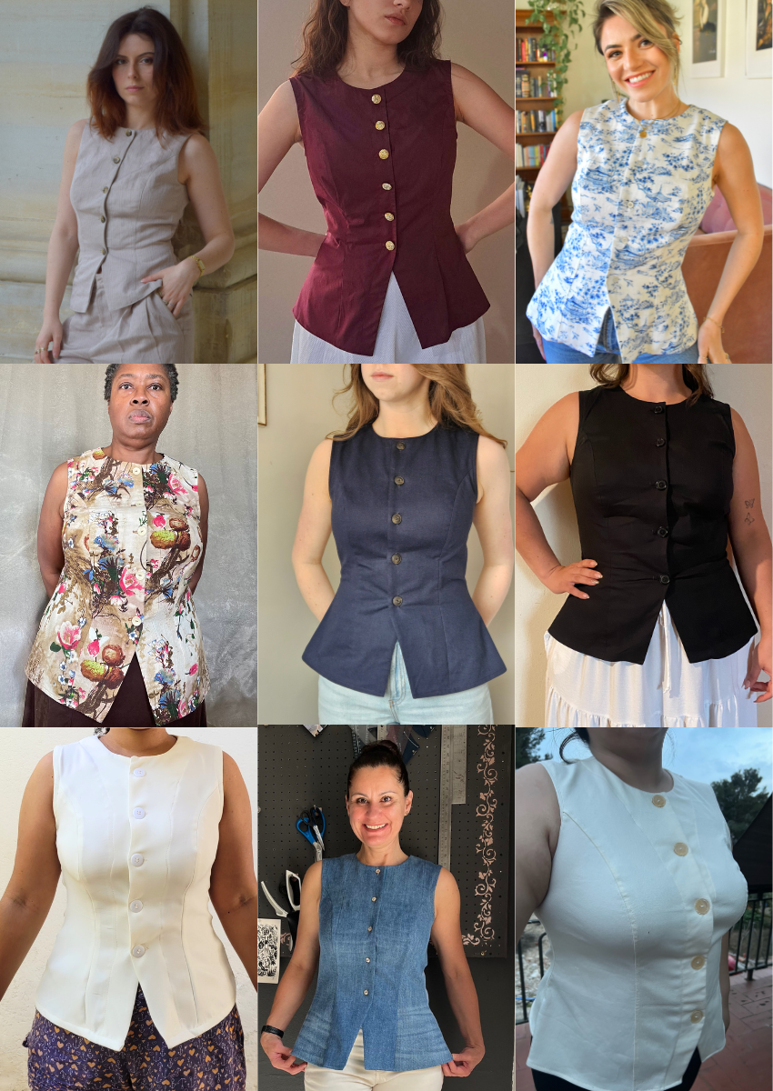 Marcela Vest PDF Sewing Pattern