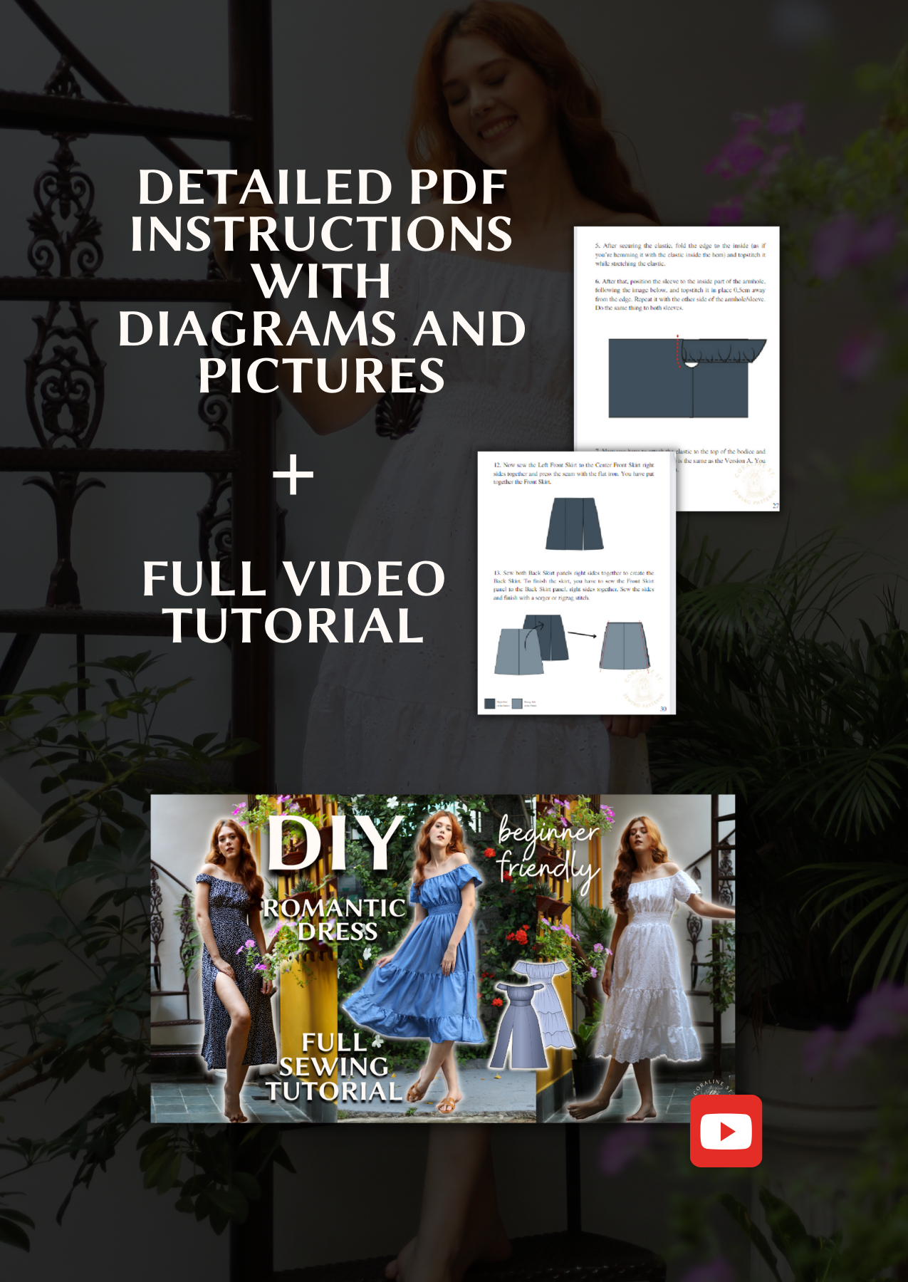 Ana Lucia Dress PDF Sewing Pattern