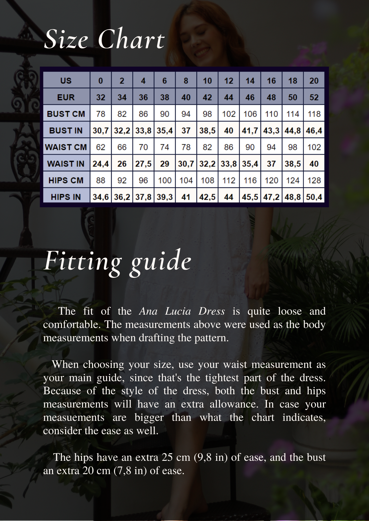 Ana Lucia Dress PDF Sewing Pattern