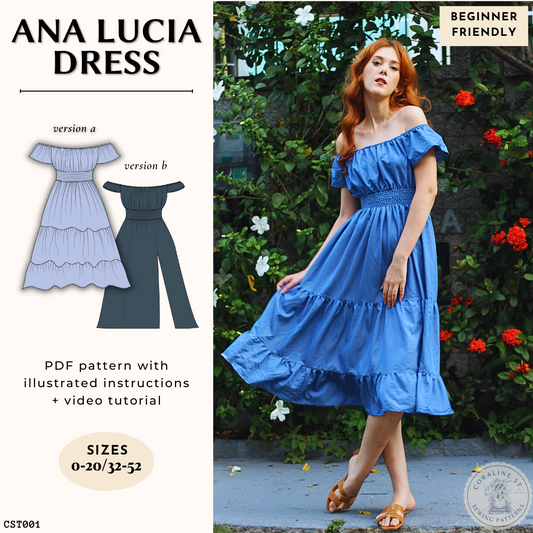 Ana Lucia Dress PDF Sewing Pattern