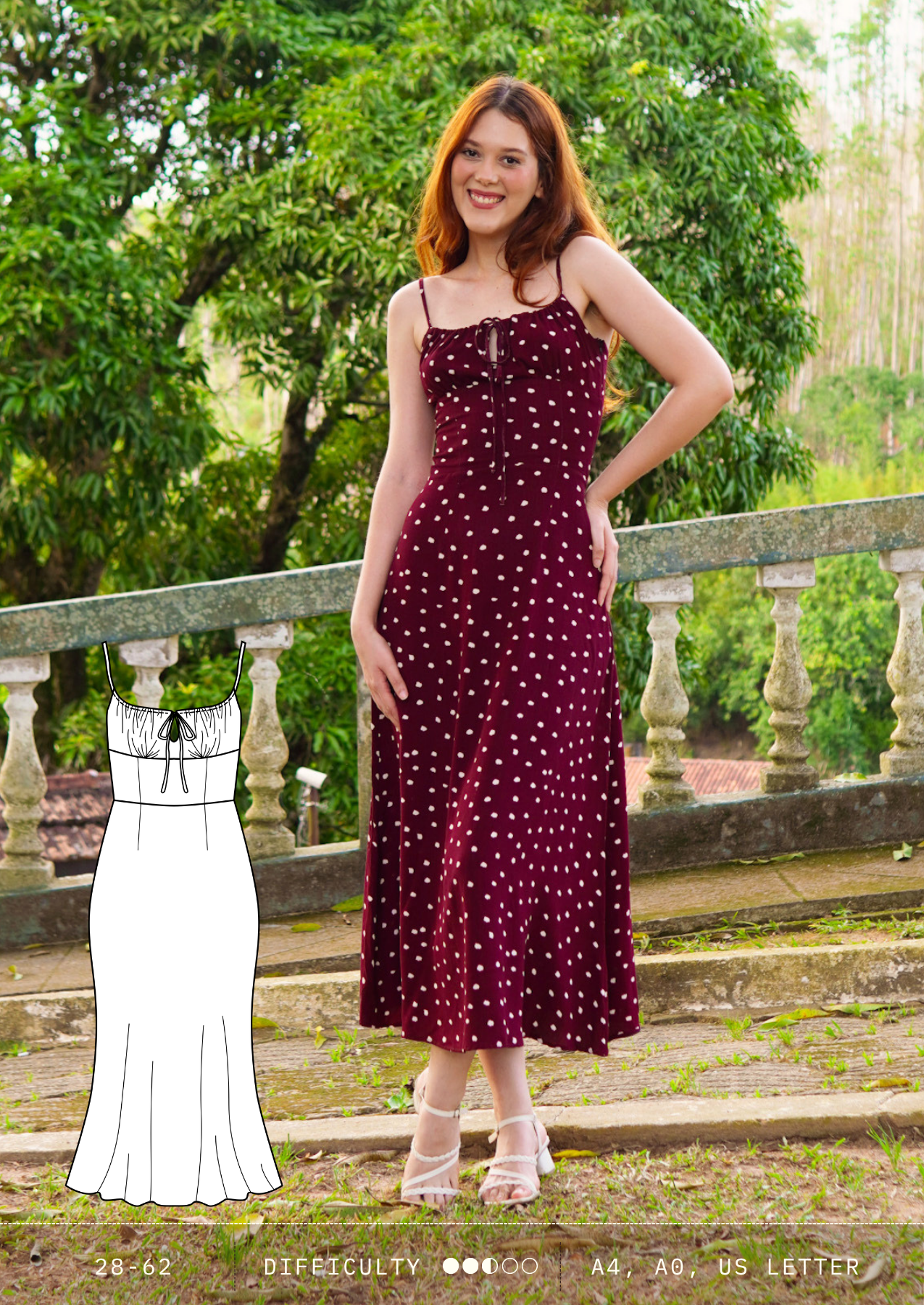 Paula Dress & Top PDF Sewing Pattern | Gathered Bust Milkmaid Sundress