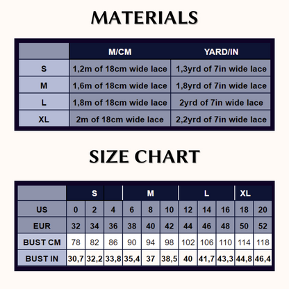 Cora Lace Bralette FREE PDF Sewing Pattern