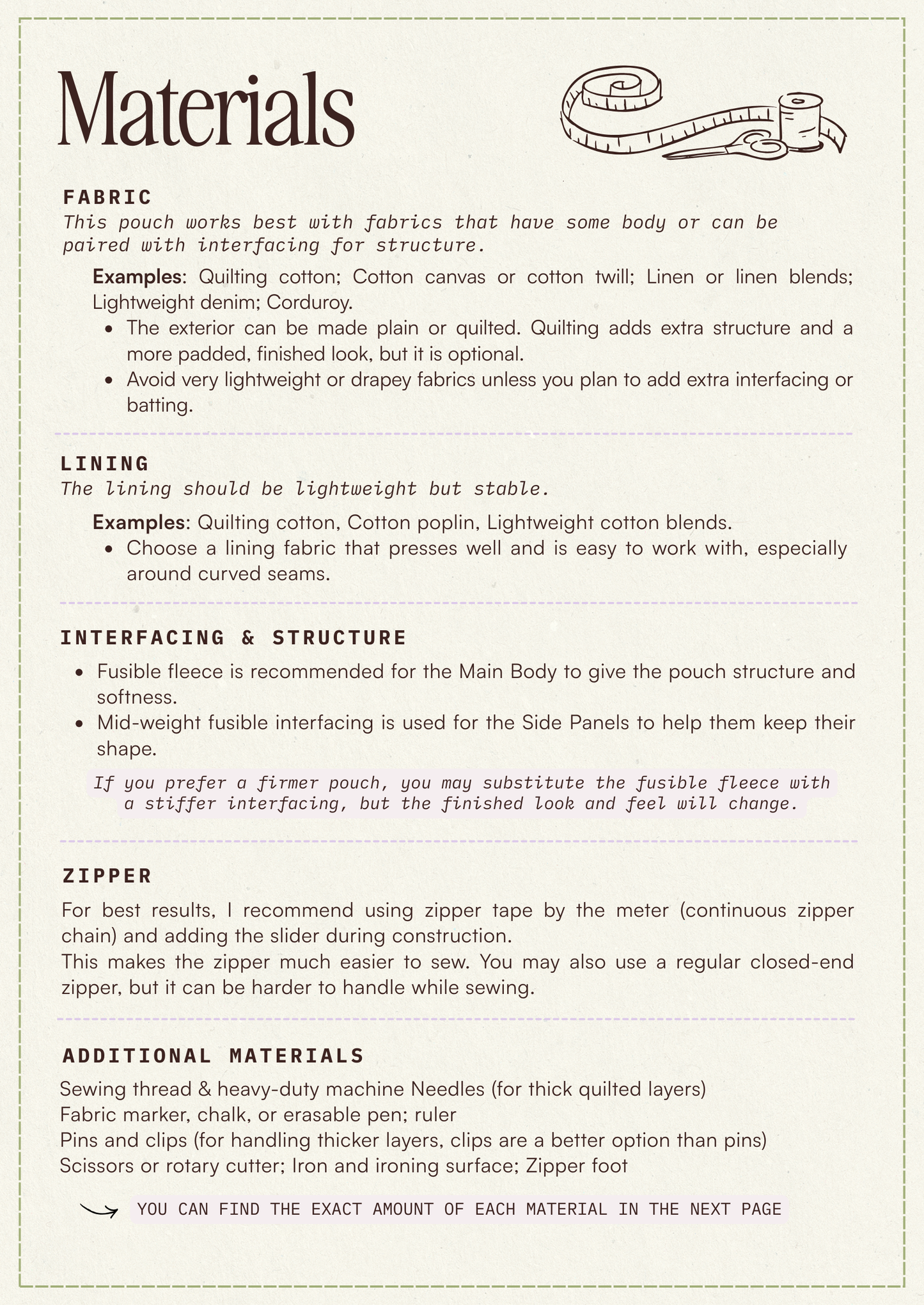 The Open-Up Pouch PDF Sewing Pattern  |  Makeup Bag, Toiletry Bag, Zipper Pouch (3 Sizes)