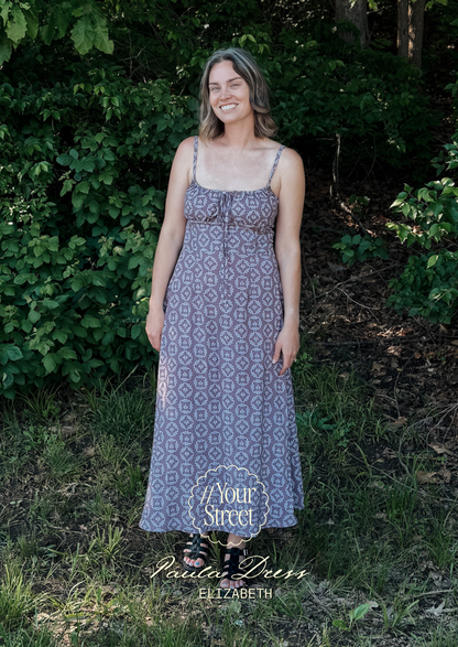 Paula Dress & Top PDF Sewing Pattern | Gathered Bust Milkmaid Sundress | A-Line Midi & Mini Dress