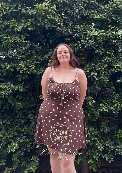 Paula Dress & Top PDF Sewing Pattern | Gathered Bust Milkmaid Sundress | A-Line Midi & Mini Dress