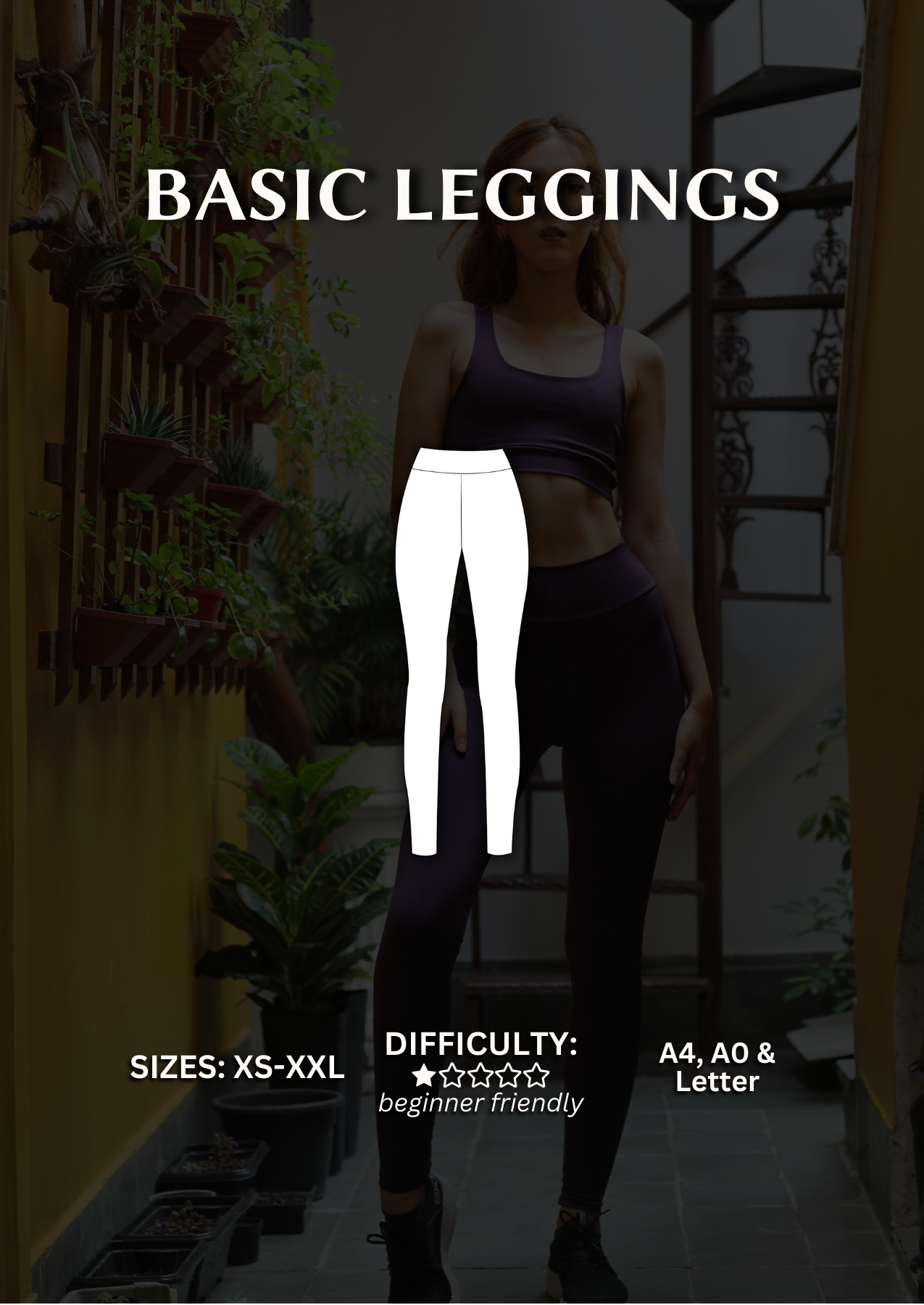 Basic Leggings PDF Sewing Pattern