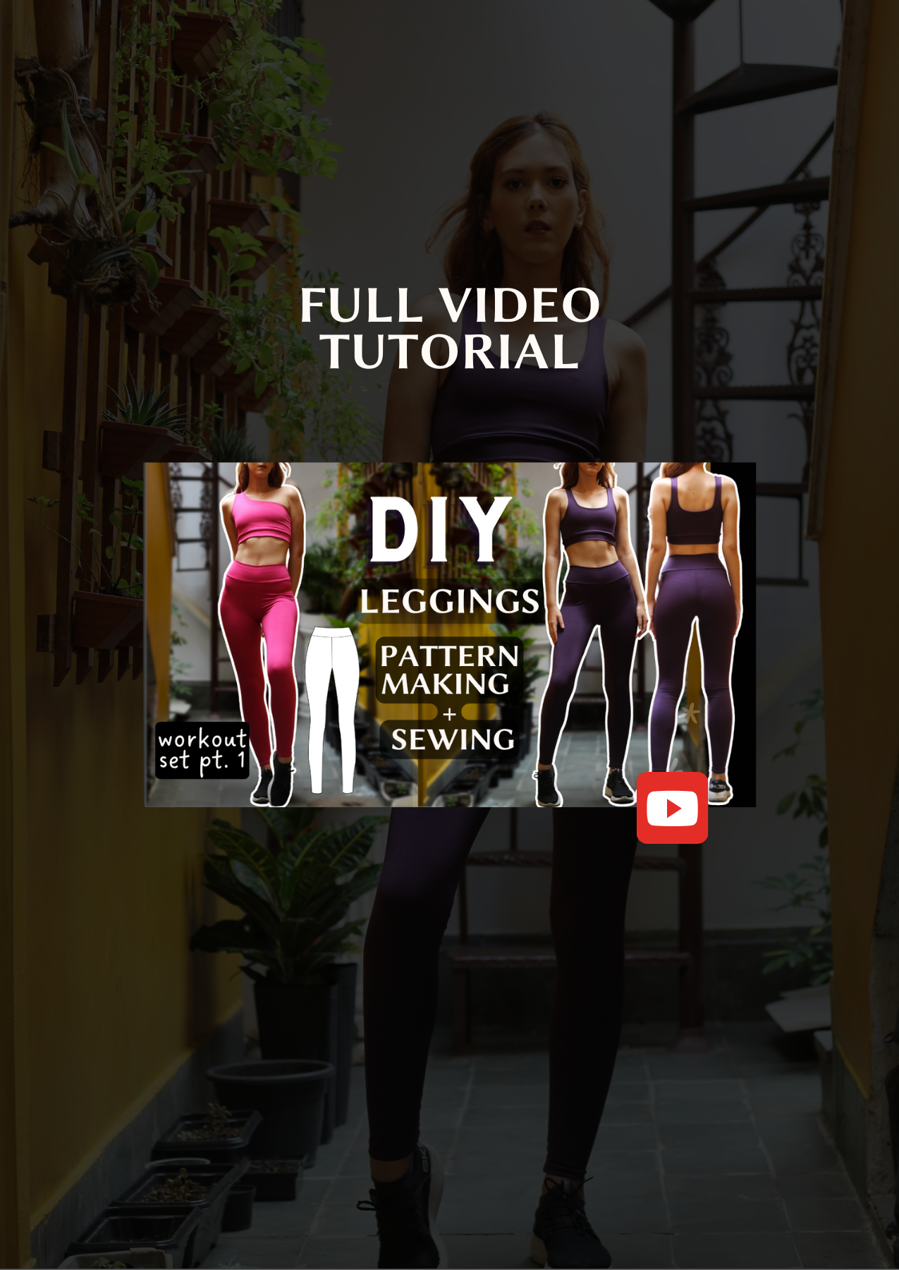 Basic Leggings PDF Sewing Pattern