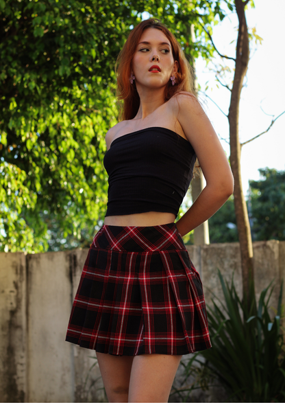 Pleated Mini Skirt FREE PDF Sewing Pattern