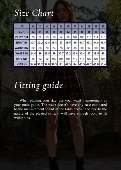 Pleated Mini Skirt FREE PDF Sewing Pattern