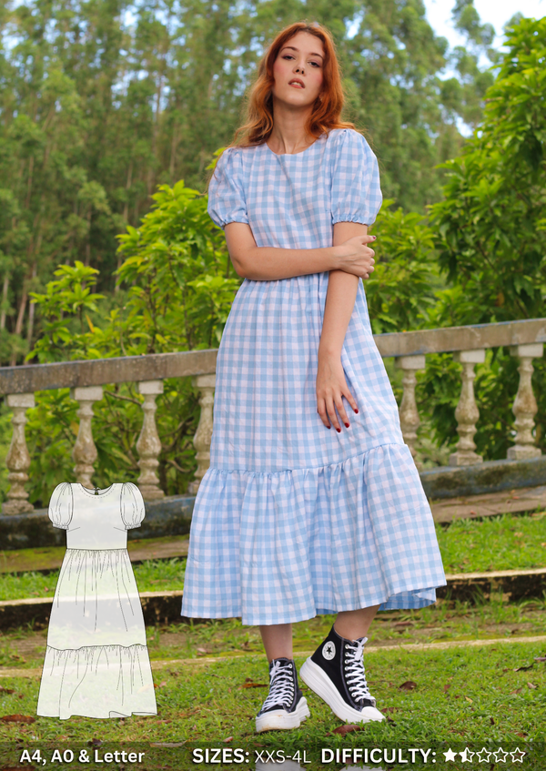 Becca Babydoll Dress FREE PDF Sewing Pattern – coralinestreet Becca Babydoll Dress FREE PDF Sewing Pattern – coralinestreet