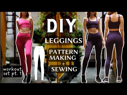 DIY - How To Make a Halter Top From Leggings - YouTube